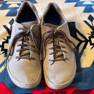 Birkenstock Women’s Beige Lace-Up Sneakers